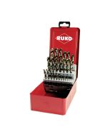 JUEGO DE BROCAS COBALTO  HSSE-CO 5 METRICO  DIN 338 TIPO VA RUKO
