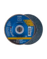 DISCO TRASLAPADO POLIFAN METAL INOXIDABLE 4.1/2" GRANO 80 PSF (CAJA 10 UDS.) PFERD