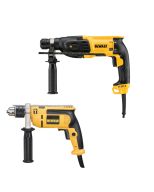 TALADRO PERCUTOR 650W + ROTOMARTILLO 800W DEWALT