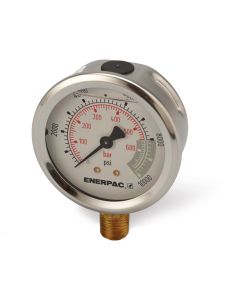 MANOMETRO 10.000 PSI DIAMETRO 2.1/2" CONECCION 1/4" NPT ENERPAC