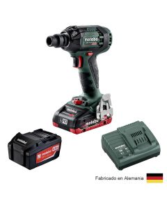 LLAVE DE IMPACTO INALAMBRICA (2 BATERIAS 4.0AH Y CARGADOR) 18V SSW 18 LTX 300 BL METABO